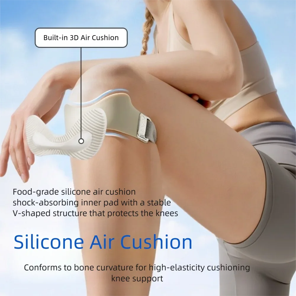 Elastic Patella Belt Knee Straps Protection Knee Breathable Sports Knee Pad Comfortable Thickened Patella Band Men and Women